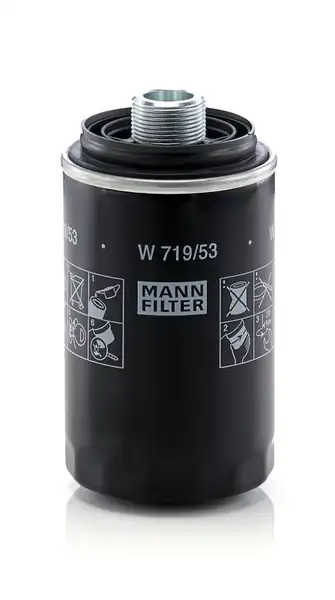 MANN W719-53 | Yağ Filtresi VW Transporter T5 T6 2 0 TSI Cjka 2 5bar 10