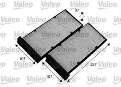 VALEO 715548 | Kabin Filtre Karbonlu Carisma Lancer Colt Space Star Attrage