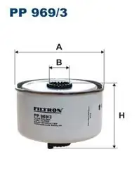 FILTRON PP969-3 | Mazot Filtresi 05-Range Rover-Discovery 2.7Td-3.0Td-3.6Td4×4