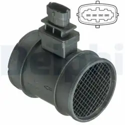 DELPHI AF10400-12B1 | Debimetre Doblo/Linea/Evo/Ducato 1.3-2.3 MJT