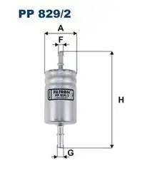 FILTRON PP829-2 | Mazot Filtresi Alfa Romeo 500X/Stelvio/Giulia, Jeep Renegade 15-