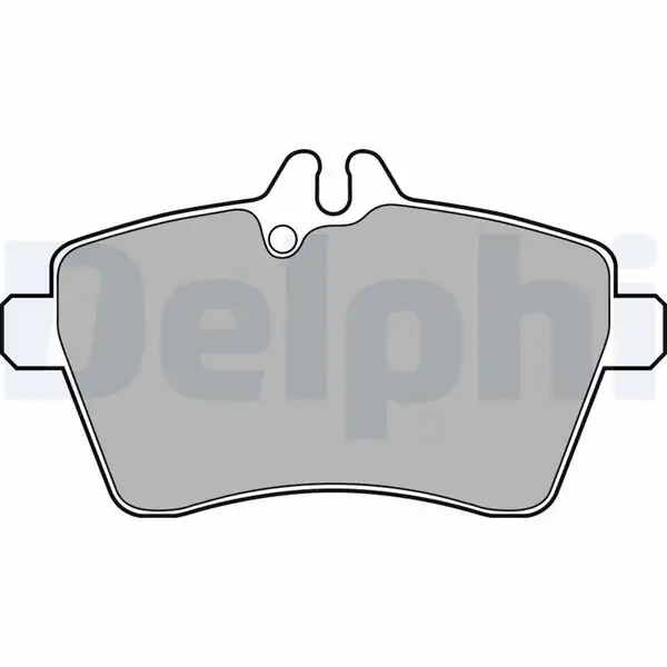 DELPHI LP1948 | Ön Fren Balatası Mercedes A Serisi W169 A150 A160 A170 A180 A200 CDI 04 12