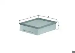 MAHLE LX742-2 | Hava Filtresi Laguna II Espace IV 1.9-2.2 DCI