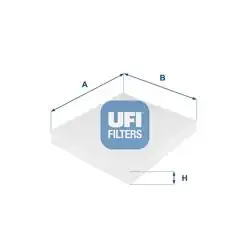 UFI 53.031.00 | Polen Filtresi Polo Cordoba Ibiza Fabia A1 A2 1.2 1.4