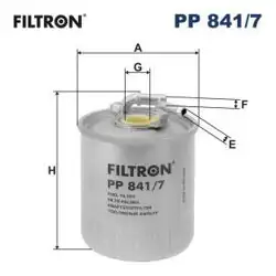 FILTRON PP841-7 | Mazot Filtresi Sprinter, Vito, Viano, Crafter, Mercedes M/R/G W639/W906