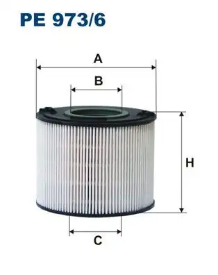 FILTRON PE973-6 | Mazot Filtresi VW Touareg 06 10 Audi Q7 07 15 Porsche Cayenne 09 10 3 0 TDI