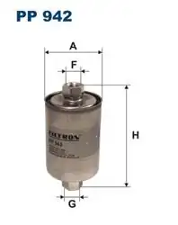 FILTRON PP942 | Benzin/Yakıt Filtresi Rover 400 95<00 Freelander 1 1.8 I4×4 98-06 25 1.6 16V