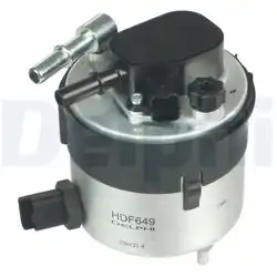DELPHI HDF649 | Mazot Filtresi 06-Focus-C.Max-Fiesta-Vo.S40 1.6 TDCI (Demir)