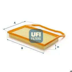 UFI 30.A42.00 | Hava Filtresi Polo VI AW1/BZ1/AE1 Ibiza CHYB/CHYC/DFNB 1.0 TSI