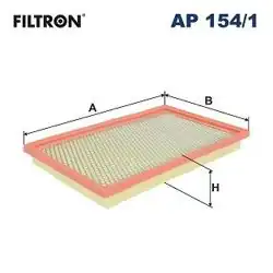 FILTRON AP154-1 | Nissan Primera / Almera / Vanette / X-Trail-Subaru Forester Hava Filtresi 16546AA020