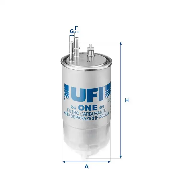 Ufi 24 One 01 Mazot Filtresi 2 Çıkışlı Linea Doblo III Fiorino Bipper Nemo 1 3 Multijet 07