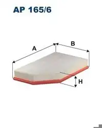 FILTRON AP165-6 | Hava Filtresi 10-S60-S80-V70 2.0-2.4D