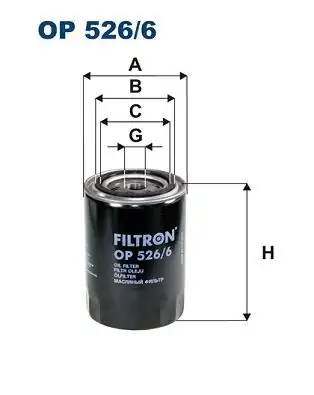 FILTRON OP526-6 | Yağ Filtresi Golf II III Caddy II 1 9d Audi A4 1 8t 95 04 A6 1 8t 97 05 VW Passat 1 8t 96 05