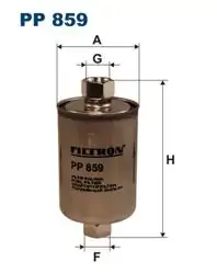 FILTRON PP859 | Mazot Filtresi Land Rover Range Rover II/Discovery II/Defender 95-02 4x4
