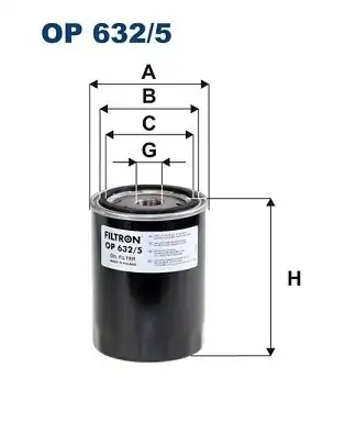 FILTRON OP632-5 | Yağ Filtresi Accent Adm Getz Matrix Santa Fe Trajet Tucson Carens Sportage 2 0 CRDI 01 05