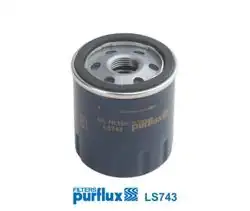 PURFLUX LS743 | Yağ Filtresi Sedici 108 C1 Auris 1.0 1.4 1.6 16V 05-18
