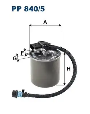 FILTRON PP840-5 | Mazot Filtresi Mercedes Vito W447 Om651 M651 950 14