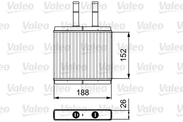Valeo 812442 Kalorifer Radyatörü Chevrolet Aveo Daewoo Kalos 02 09