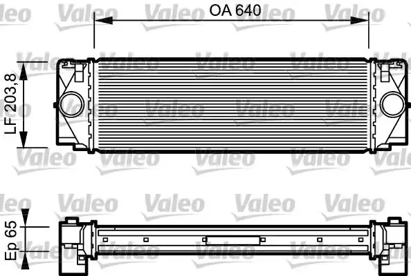 Valeo 817994 Turbo Radyatörü İntercooler Mercedes W906 VW Crafter 2 5 TDI 06