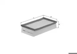 MAHLE LX933-2 | Hava Filtresi Clio III 1,5 DCI 1.6 16V 2.0 16V (05)