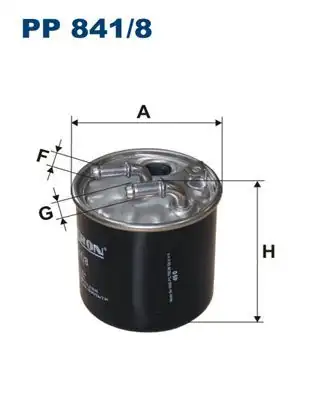 FILTRON PP841-8 | Mazot Filtresi Mercedes Sprinter 06 Vito 10 W169 W245 W204 W212 W221 M640 642 651