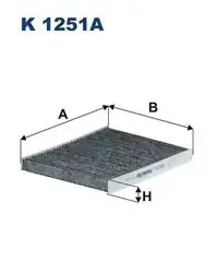 FILTRON K1251A | Polen Filtresi 09-Fiesta-Tourneo-Courıer 1.4-1.5-1.6 TDCI + Ca