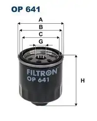 FILTRON OP641 | Yağ Filtresi 99-Polo-Golf-Bora 1.4-1.6 Civatalı