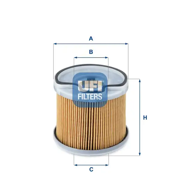 UFI 26-691-00 | Mazot Filtresi Scudo 96 06 Ulysse 94 02 Zeta 95 02 2 0 JTD 16v