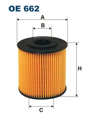 FILTRON OE662 | Yağ Filtresi Volvo S40 S60 S70 S80 V40 V70 98