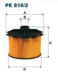FILTRON PE816-2 | Mazot Filtresi 98-Partner-Brl Dw8-Dw8b