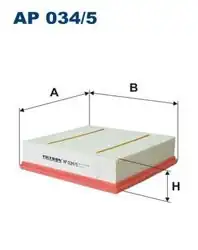 FILTRON AP034-5 | Hava Filtresi W176-246-117 M651-607