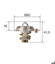 MAHLE TX8582 | Termostat 82°C Accent 1.3-1.5
