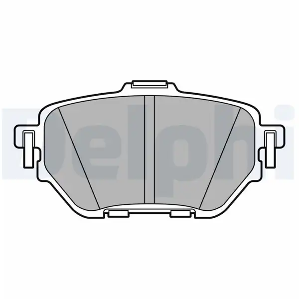 DELPHI LP3636 | Arka Fren Balatası Toyota Corolla Yaris Cross C-Hr Elektronik Park 1zr Fae Fe