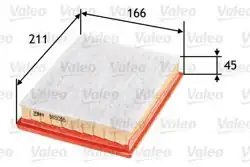 VALEO 585055 | Hava Filtresi (Opel Corsa-B 1.2I / 1.0I 12V)