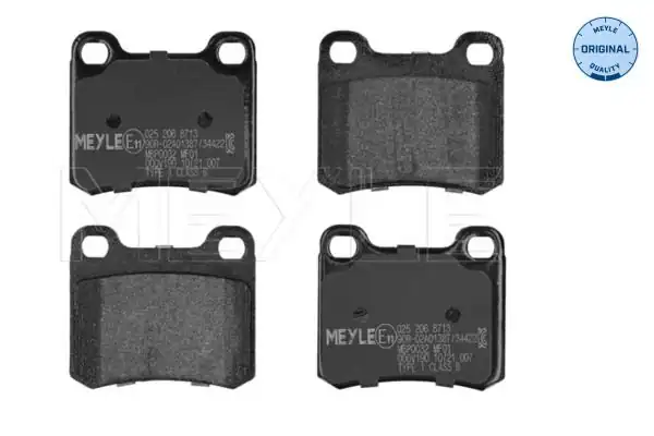 MEYLE 0252068713 | Fren Balatası Mercedes Benz Bm 201 10 82 08 93