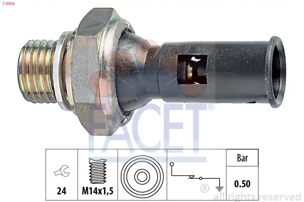 FACET 70056 | Yağ Basınç Şalteri Ford Focus II Volvo C30 C70 İ S40 II 94 1