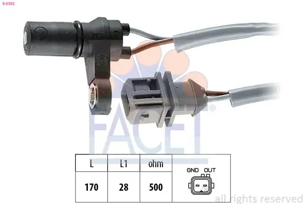 FACET 90392 | Devir Sensörü Volvo C70 İ S70 V70 İ 95 02