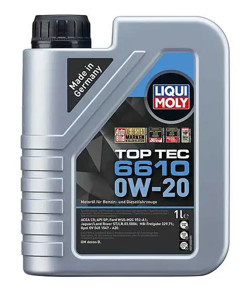 LIQUI MOLY 21660 | Top Tec 6610 Motor Yağı 0w 20 1litre Koli 6 Adet 6 Adet
