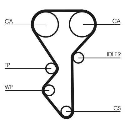 Continental Ctam Ct955 Triger Kayışı Peugeot 306 406 1 8 2 0 16v 136 Dış