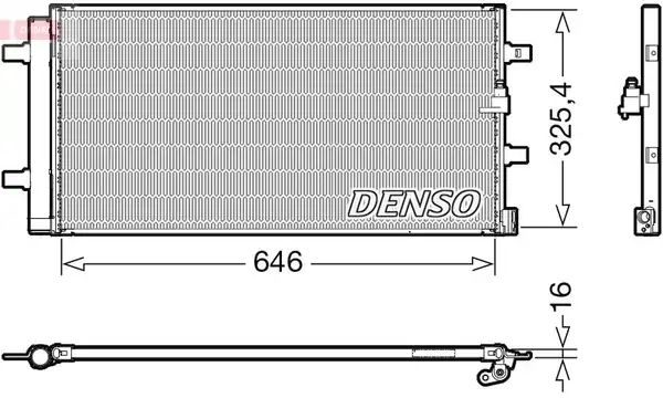 Denso Dcn02041 Audi A4 A5 A6 A7 Klima Radyatörü