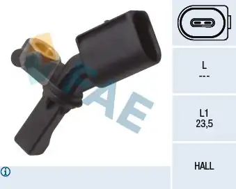 FAE 78010 | Arka ABS Sensörü Sağ Polo Cordoba Fabia A1 01