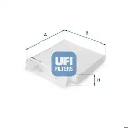 UFI 53.104.00 | Polen Filtresi Duster Dokker Logan Sandero Clio III Modus Twingo II 1.2 / 1.4 / 1,5 / 1.6