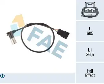 FAE 79432 | Eksantrik Mil Sensörü 01 10 S60 S70 V70 Xc70