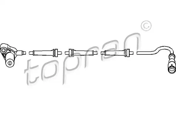 TOPRAN 111077 | Sol Arka ABS Sensörü 15 Jant VW Transporter