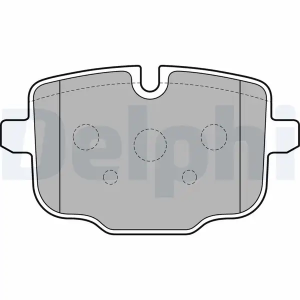 DELPHI LP2246 | Fren Balata Arka Bmw F06 F10 F11 F12 F13 F18 520d 550i M5 116 mm