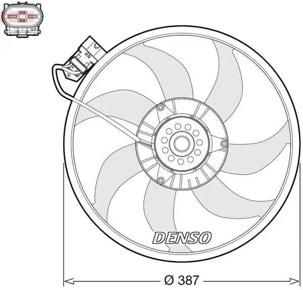 Denso Der20017 Fan Motoru Opel Combo C 06 Z13dt