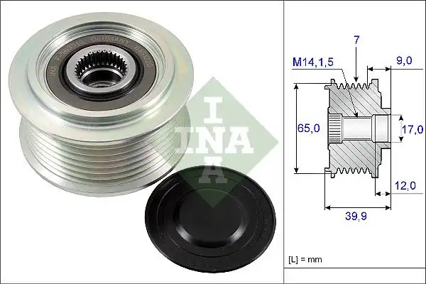 İna 535022910 Alternatör Kasnağı Honda Accord VIII Civic Ix X Cr V II IV