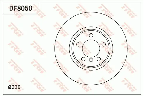 TRW DF8050 | Fren Diski Ön Bmw F22 F30 F32 F34 F36 F80 330mm Kaplamalı 1 Adet