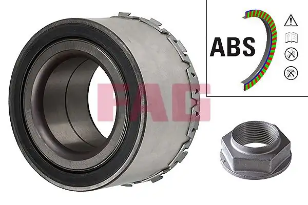 FAG 713667980 | Teker Rulmanı Ön Arka Mercedes W639 Vito Viano 03 14 W447 14 6399810427