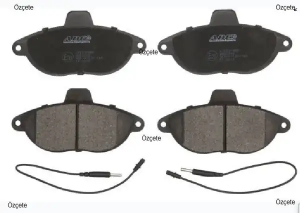 FROW FREN 3151101001 | Fren Balatası Ön 139 mm Citroen Jumpy Peugeot Expert P806 Fiat Scudo 95